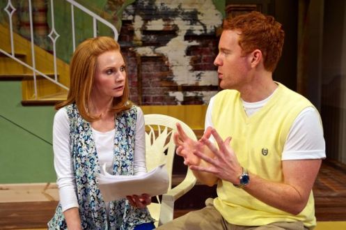 L-R: Tarah Flanagan (Lindsey) and Kasey Mahaffy (Tom). Photo by Alexander Weisman.