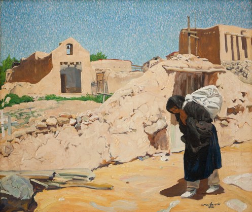 Walter Ufer's "Washer Woman," from the Collection of Diane and Sam Stewart. 