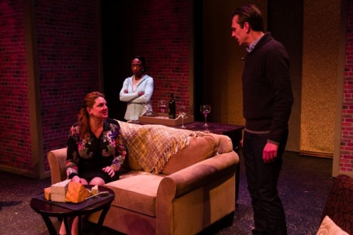 (left to right) Nell Gwynn, Michelle Patrick, Robert Scott Smith