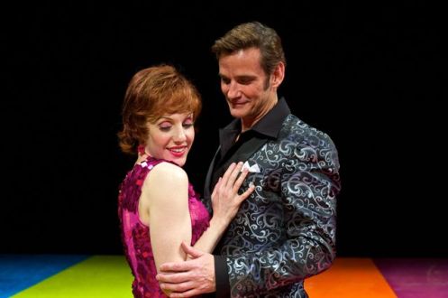 L-R: Nancy Lemenager (Charity) and Sean McDermott (Vittorio). Photo by Alexander Weisman.