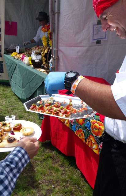 Serving up some Red Iguana. 